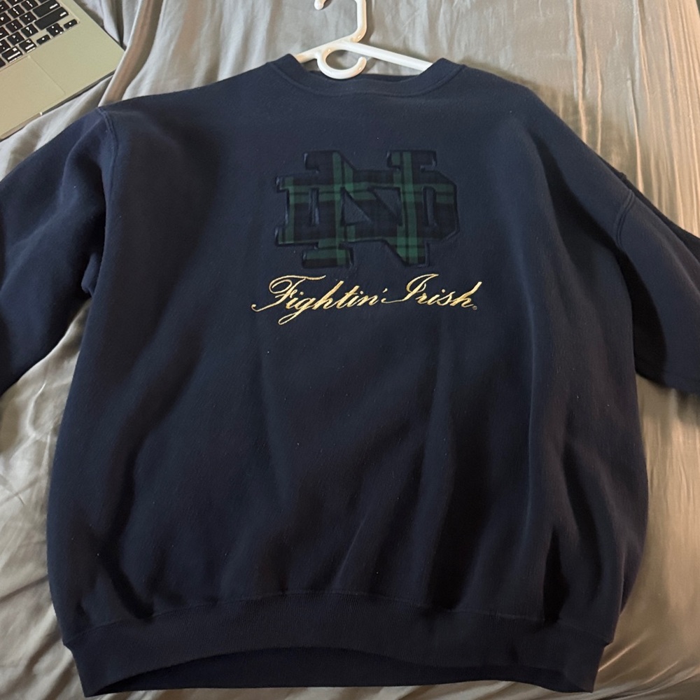 notre dame crewneck